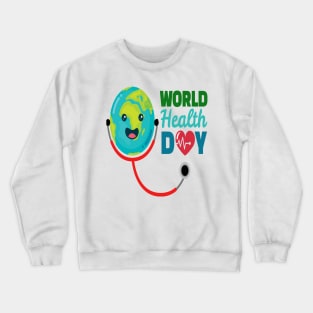 world health day 2020 Crewneck Sweatshirt